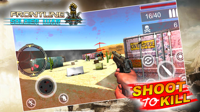 Frontline Soldier War : Real Army Commando Game-s screenshot 2