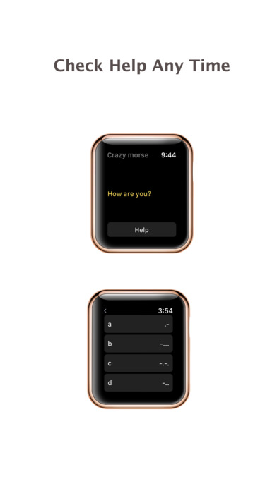 Crazy Morse Code - quick typing for apple watch screenshot 3