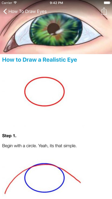 How To Draw Eyes - 100% FREE screenshot 2