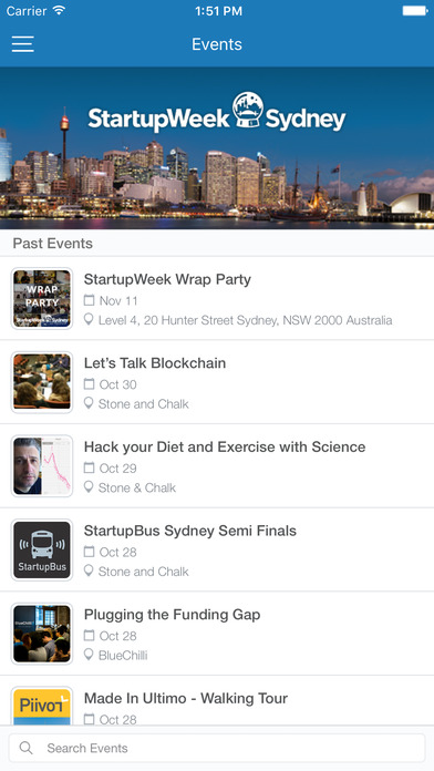 StartupWeek Sydney screenshot 2