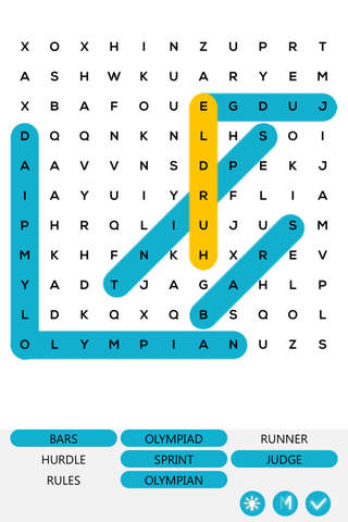 Summergames Word Search Challenge - Crossword Trivia App screenshot 3
