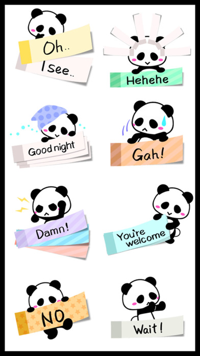 New Panda Stickers screenshot 4