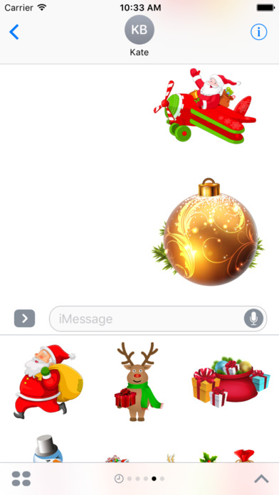 Christmas Gift Stickers for iMessage screenshot 3