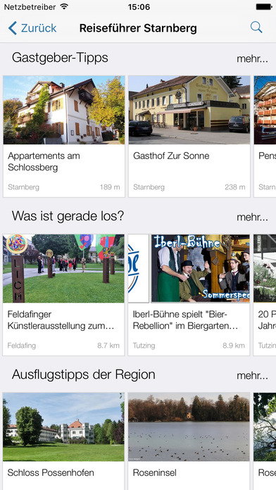 Aktuelle Touristische Informationen in Deutschland screenshot 3