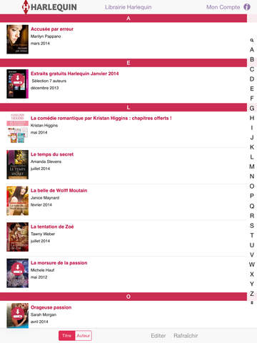 Harlequin HD : pour lire ebooks & livres d'amour screenshot 3