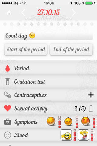 Womens Diary screenshot 2