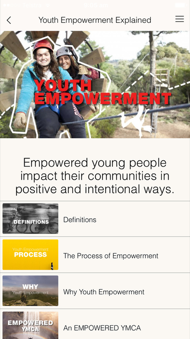 YMCA Australia Youth Empowerment screenshot 2