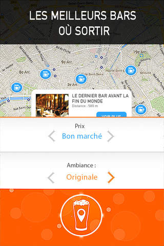 GeoBistrot - L'appli des bons plans de bars à Paris screenshot 3