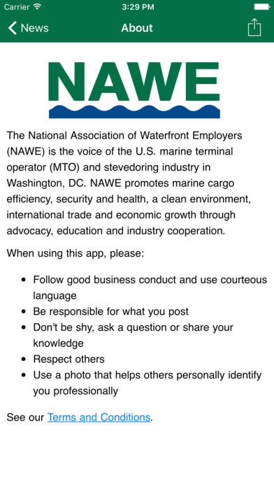NAWE National Association of Waterfront Employers screenshot 2