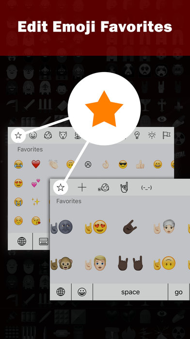 Heavy Metal Emoji Keyboard - Special Emojis App screenshot 4