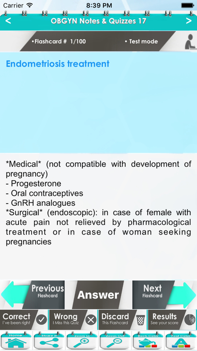 Obstetrics & Gynecology 6800 Flashcards Exam Quiz screenshot 2