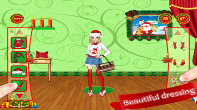 Christmas Fashion Makeover - game for girls screenshot 2