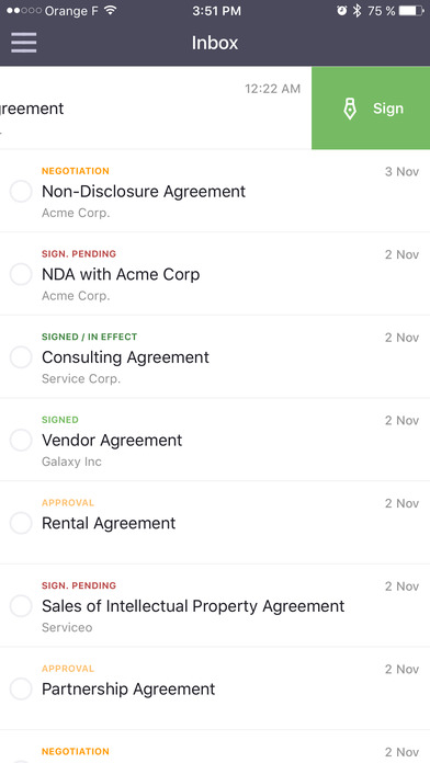 Concord - Contract Management Reinvented screenshot 3