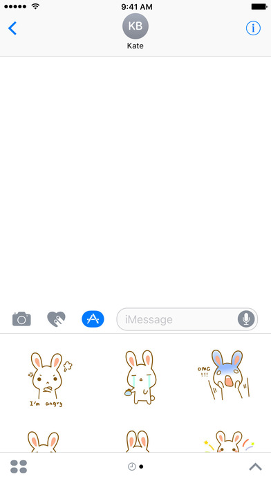 Funny Bunny − NHH Stickers screenshot 2