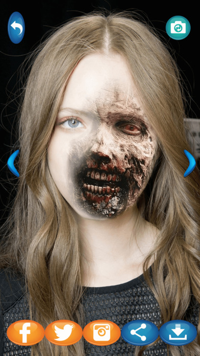 Zombie Camera Photo Booth: Funny Face Pic Change.r screenshot 4