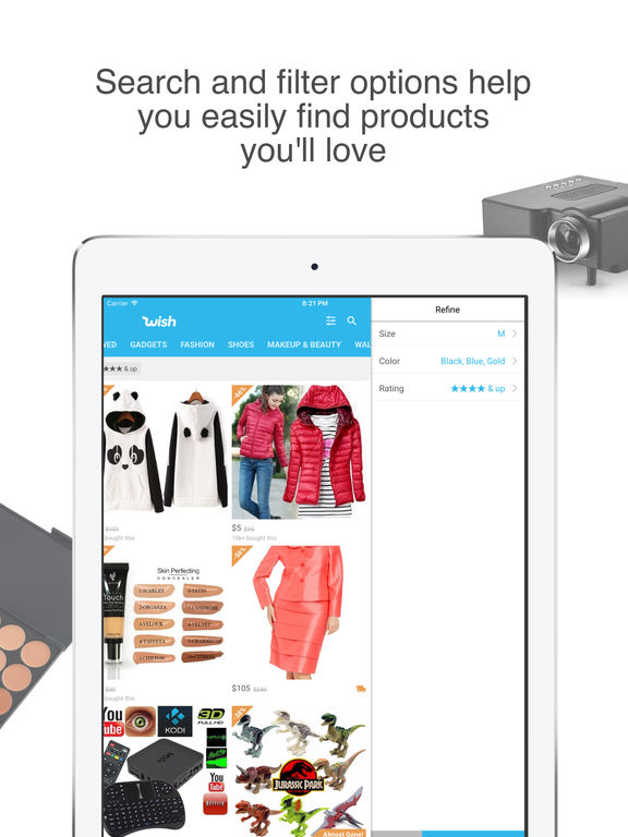 Screenshots of Wish - Shopping Made Fun for iPad