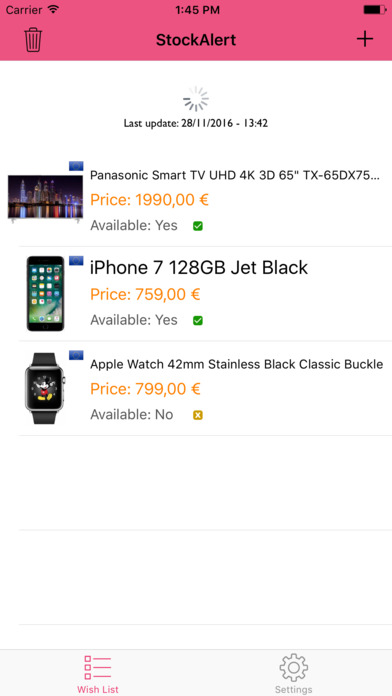 StockAlert - Wishlist for products screenshot 2