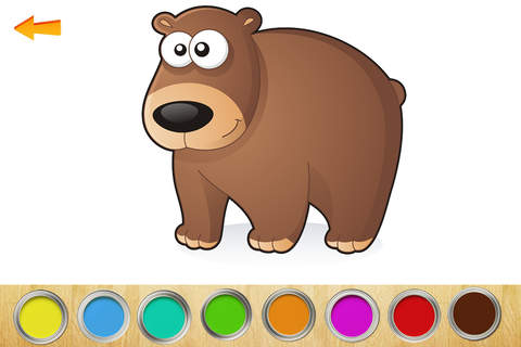 Coloring pages for kids - preschool and kindergarten games for toddlers HD - Educational book painter screenshot 3