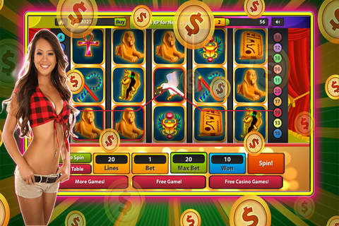 A Huge Fire Slots of Pharaoh's: Free Casino Jackpot! screenshot 2