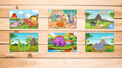 Dinosaur World Free Jigsaw Puzzle Games for kids screenshot 2
