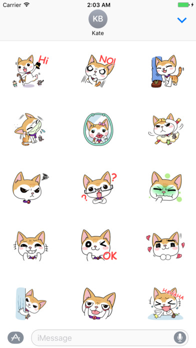 Sticker Happy Cat screenshot 3