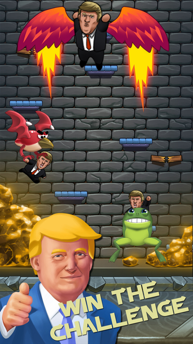 Trump Jump in Museum - Endless Challenge on top screenshot 3
