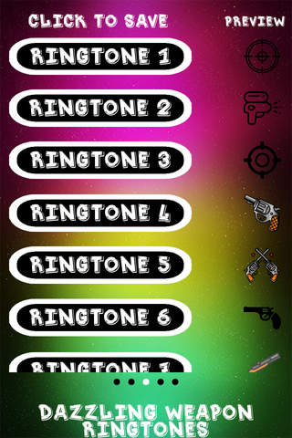 Dazzling Weapon Ringtones screenshot 3