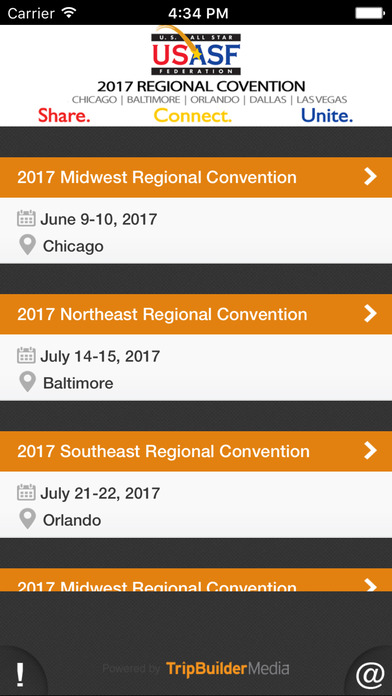 USASF 17 Regional Convention screenshot 2