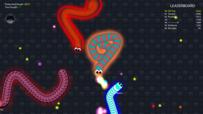 Rolling Worm.io - The Slither Snake War On Paper screenshot 4
