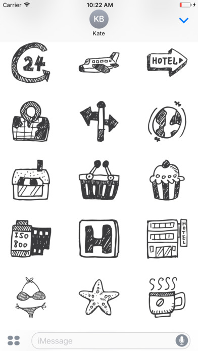 Hand-drawn Travel Stickers | MEGA PACK screenshot 4