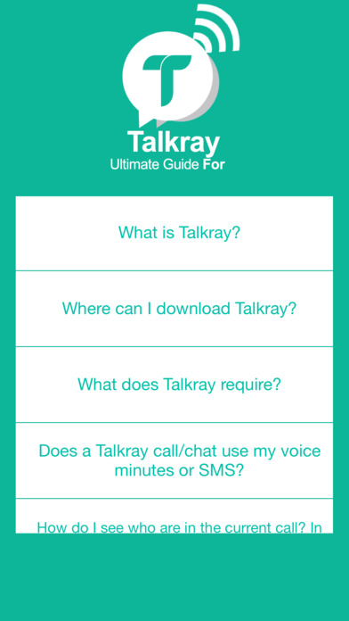 Ultimate Guide For  Talkray - Free Call and Texts screenshot 2