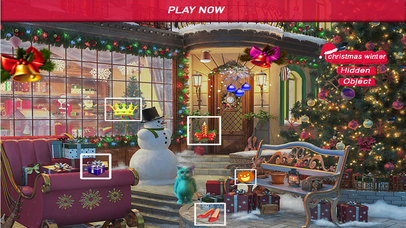 Winter 2016 Hidden Objects : Christmas Puzzle Game screenshot 2