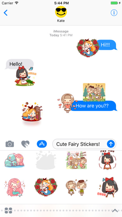 Fairy Stories! Popular Fairy Tale Stickers! screenshot 2