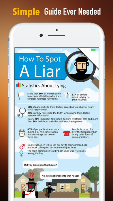 How to Spot a Liar-Techniques Tips and Liespotting screenshot 2