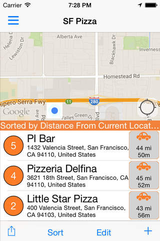 PlaceMaker Route Planner screenshot 3