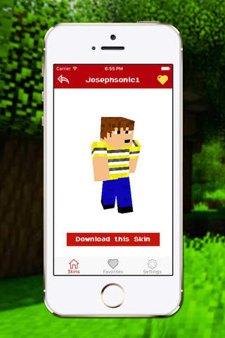 Best Youtube Skins - Cute Skins for Minecraft PE screenshot 2