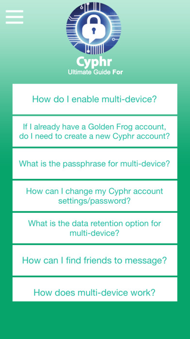 Ultimate Guide For Cyphr - Encrypted Messaging screenshot 3