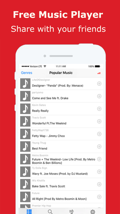 Music Cloud Player - Unlimited Mp3 and Free Songs screenshot 3