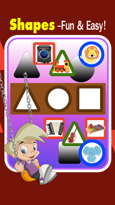Kids learning with flashcard shape and color game screenshot 4