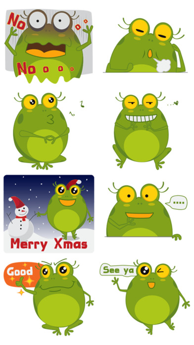 Frog Stickers! screenshot 4