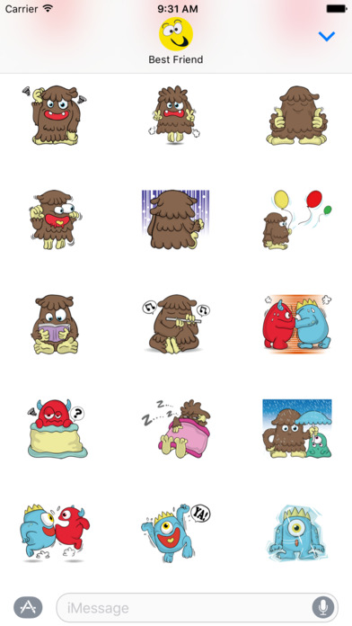 Funny Monsters Pack ● Emoji Stickers screenshot 3