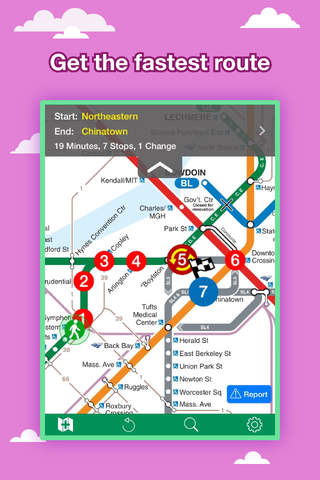 Boston Transport Map - Subway Map screenshot 2
