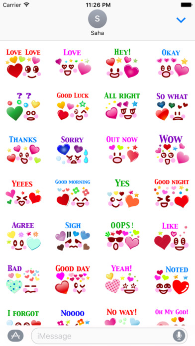 Say It Stickers for iMessage screenshot 2