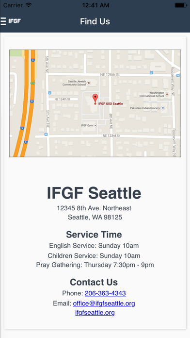 IFGF Seattle screenshot 4