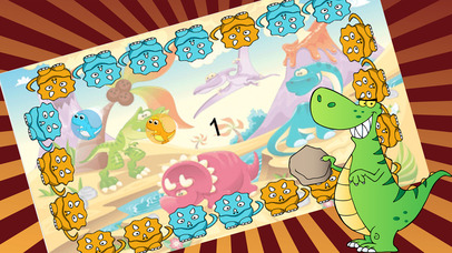 Little Dinosaur Puzzles Funny Balloons Bounce Out screenshot 3