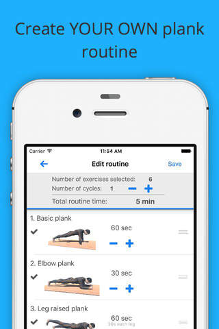 Ultimate Plank Premium Edition - A customisable collection of plank routines screenshot 3