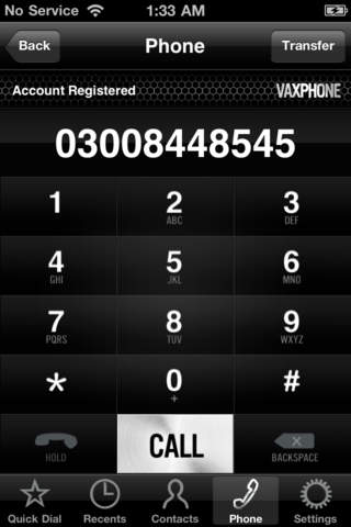 VaxPhone - SIP VoIP Softphone screenshot 3