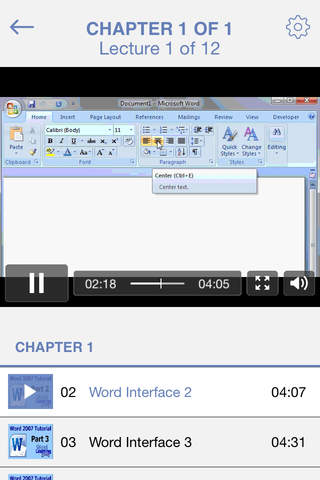 Full Docs for Mirosoft Word 2007 screenshot 2