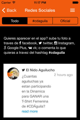 App CD Aguila screenshot 4