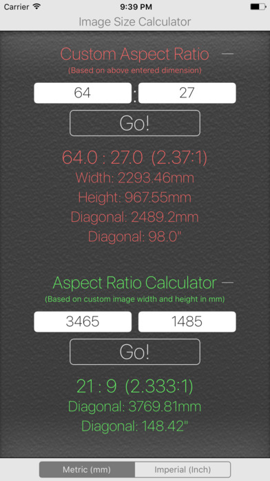 Image Size Calculator screenshot 3